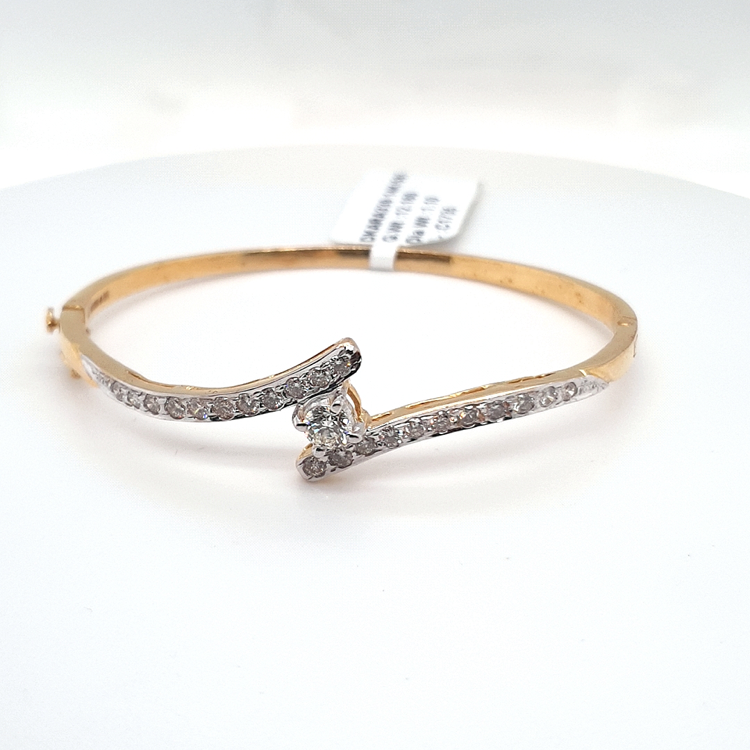 Tiny Trio Diamond Bracelet 14K – LeMel