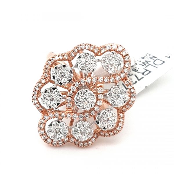 Dazzling Cocktail Diamond Ring For Women