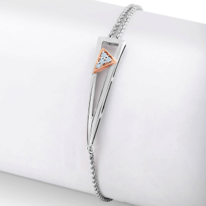 Impressive Platinum Bracelet for Women 20PTEBB07