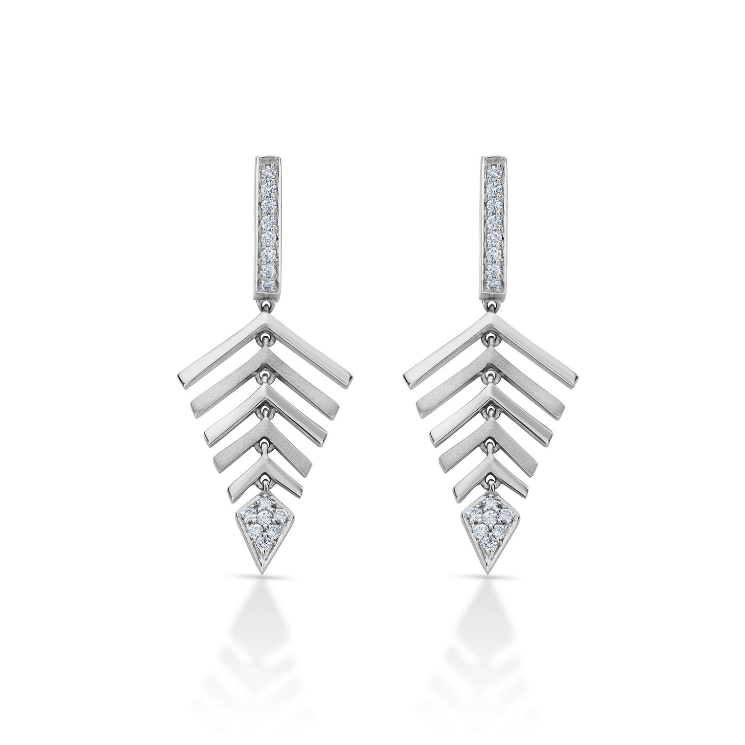 Buy Beautiful Platinum Earrings With Diamonds for Women JL PT E ST 2103  Online in India - Etsy