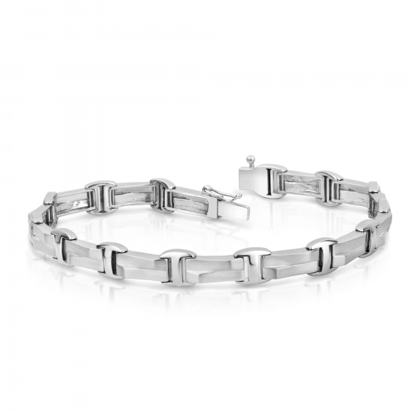Stunning platinum bracelets for men 20PTMPB03