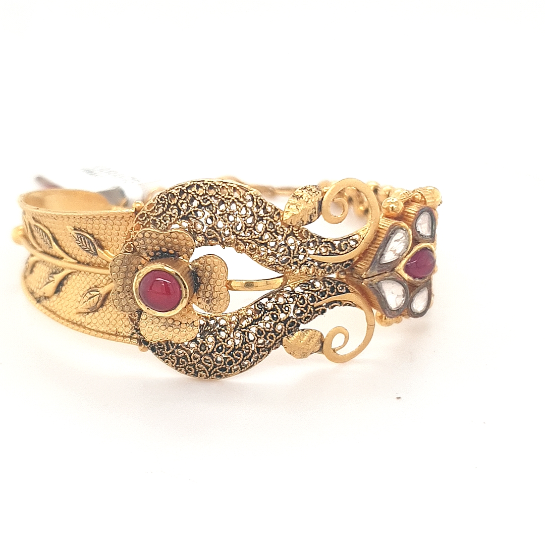 Antique Gold Bracelets at best price in Bengaluru by Mohammed Khan & Sons  Jewellers | ID: 3599079362