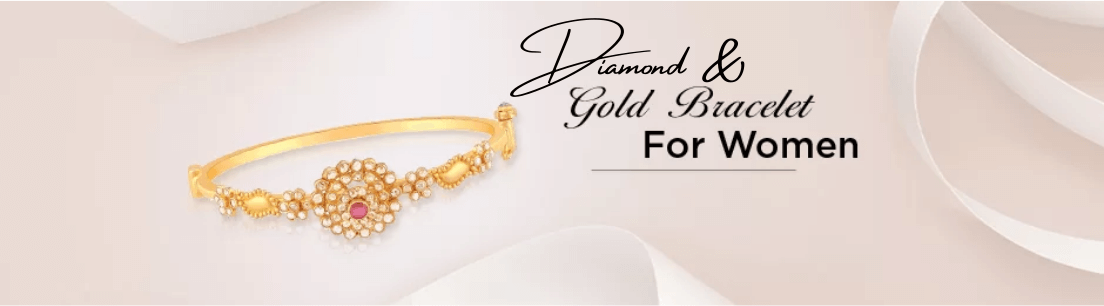 Diamond & Gold Bracelet Jewellery for Women