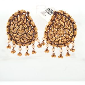 Gold Antique Earrings For Women 1028