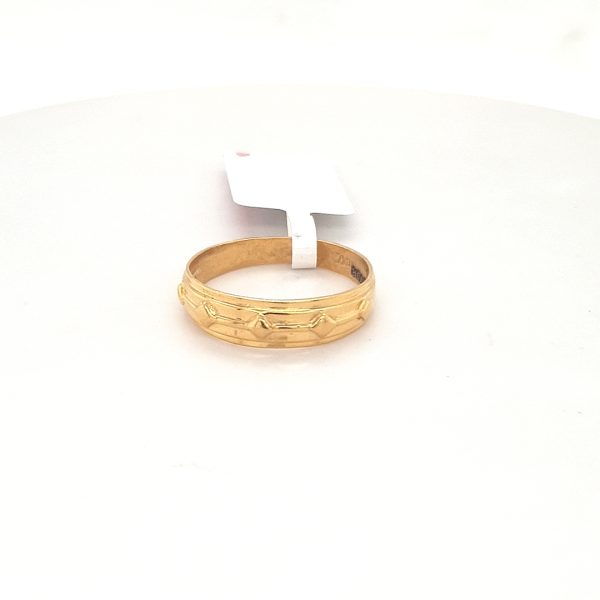Gold Plain Band 520 | Trusted Gold Jewellery Store in Delhi