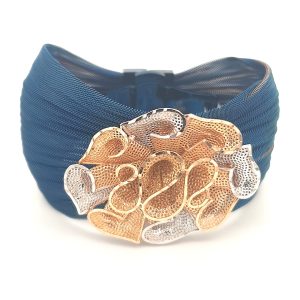 Italian Bracelet With Blue Band 957