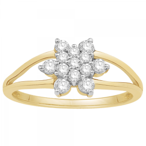 Gorgeous Casual Diamond Rings for Women JFG1856YR
