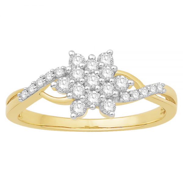 Gorgeous Casual Diamond Rings for Women JFG1947YR