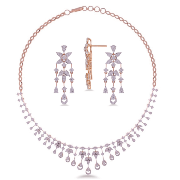 Exclusive Diamond Necklace Set for Women NS13140A0A