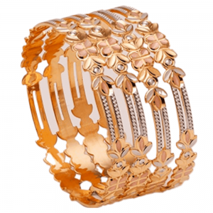 Dazzling Gold Bangles for Women P103360