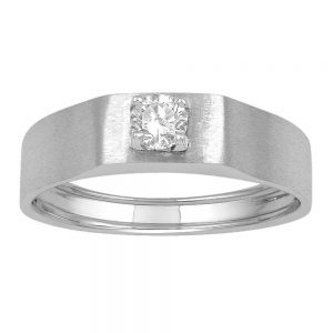Men Solitaire Diamond Engagement Ring R2591CP