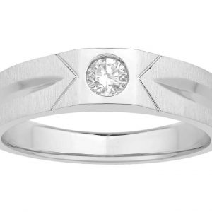 Men Solitaire Diamond Engagement Ring R6183CP