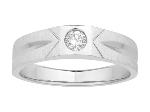Men Solitaire Diamond Engagement Ring R6183CP