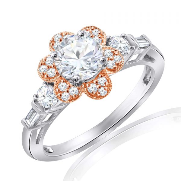 Premium Solitaire Diamond Engagement Ring for Women SMRSJ01513