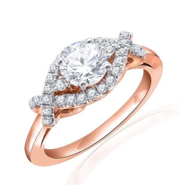 Premium Solitaire Diamond Engagement Ring for Women SMRSJ01558