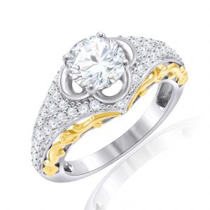 Premium Solitaire Diamond Engagement Ring for Women SMRSJ01565
