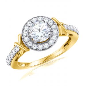 Premium Solitaire Diamond Engagement Ring for Women SMRSJ01589