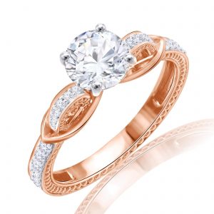 Premium Solitaire Diamond Engagement Ring for Women SMRSJ01619