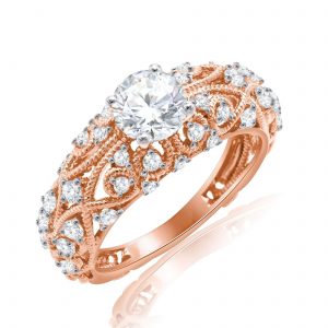 Premium Solitaire Diamond Engagement Ring for Women SMRSJ01638