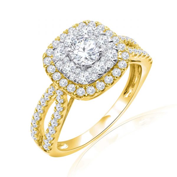 Premium Solitaire Diamond Engagement Ring for Women SMRSJ01676