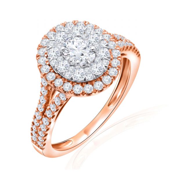 Premium Solitaire Diamond Engagement Ring for Women SMRSJ01677