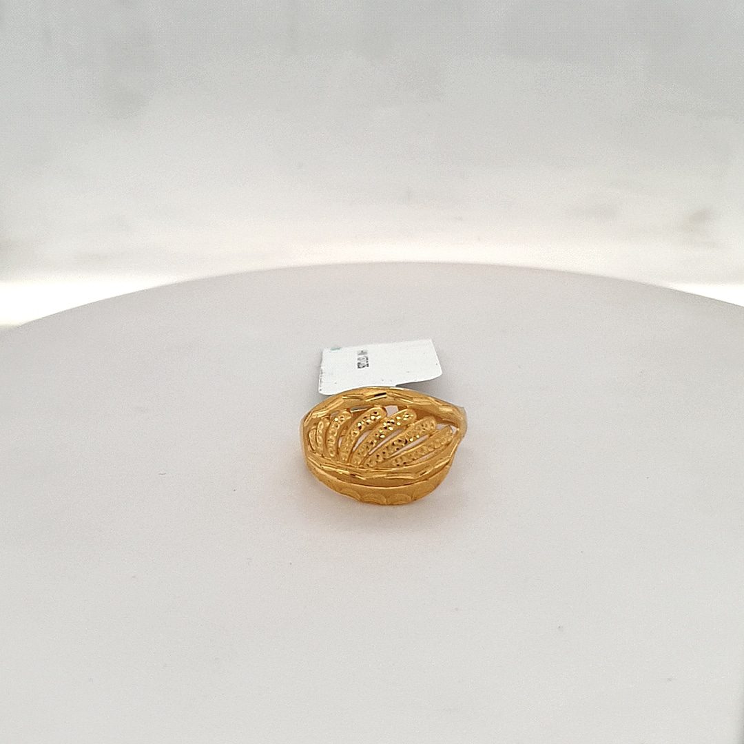 Ladies Fashion Ring in 22K Yellow Gold - RG-384