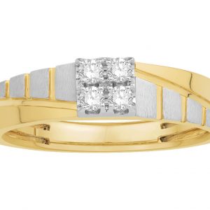 Men Traditional Diamond Engagement Ring WM0175