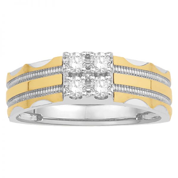 Men Traditional Diamond Engagement Ring WM0183