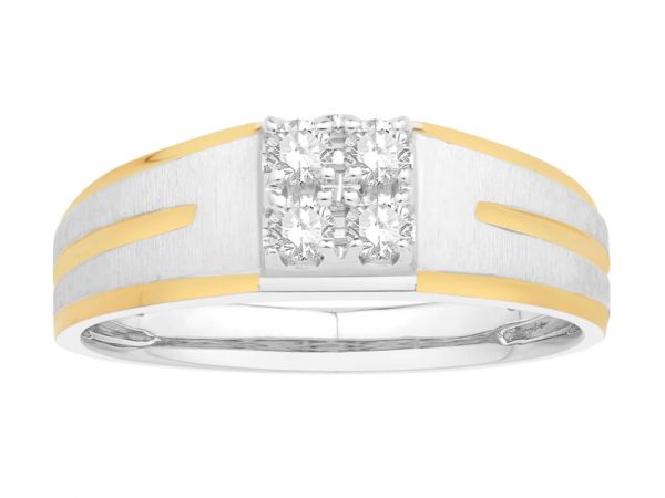 Men Traditional Diamond Engagement Ring WM0210