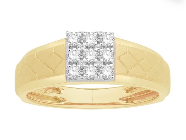 Men Traditional Diamond Engagement Ring WM0240