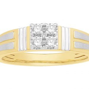 Men Traditional Diamond Engagement Ring WM0274