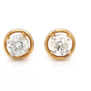 Solitaire Diamond Earrings For Women DT246