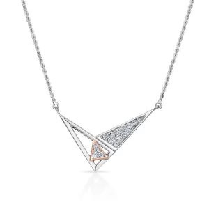 Dazzling Platinum Necklace for Women 20PTEBN09