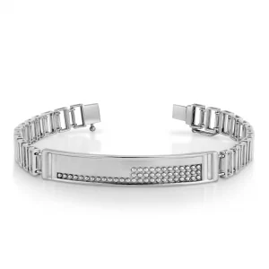 Stunning platinum bracelets for men 20PTMPB04