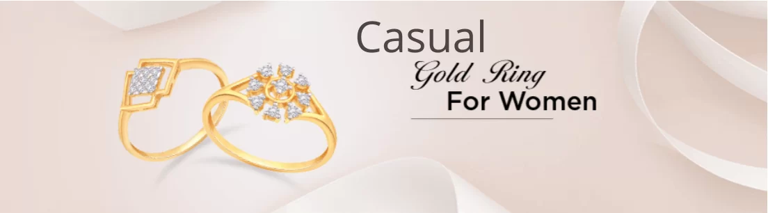 Casual Gold Ring for Women