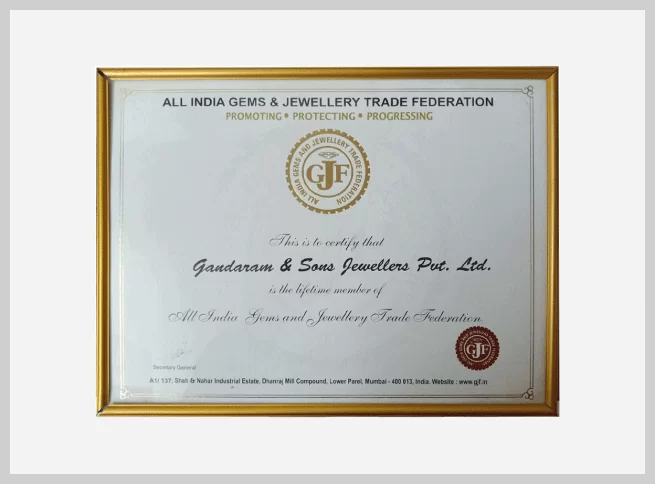 GJF-certificate