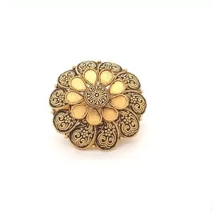 GOLD ANTIQUE COCKTAIL RING 20