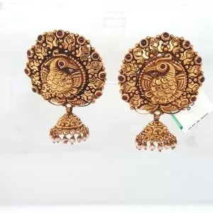 Gold Antique Earrings For Women 1031