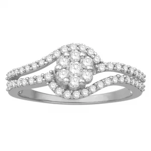 Gorgeous Casual Diamond Rings for Women JFG1470W