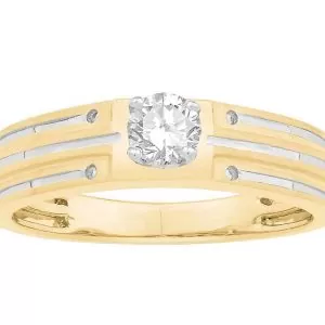Men Solitaire Diamond Engagement Ring LWM00734CP