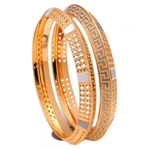 Dazzling Gold Bangles for Women P103192