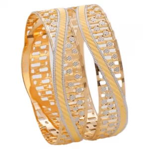Dazzling Gold Bangles for Women PB100628