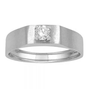 Men Solitaire Diamond Engagement Ring R2591CP