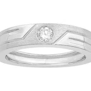 Men Solitaire Diamond Engagement Ring R6418CP