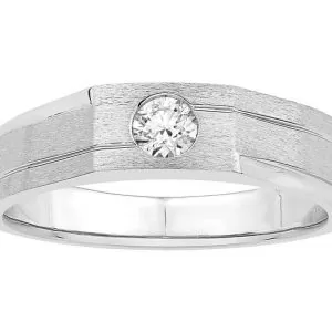 Men Solitaire Diamond Engagement Ring R6419CP