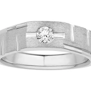 Men Solitaire Diamond Engagement Ring R6530CP
