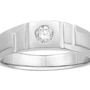 Men Solitaire Diamond Engagement Ring R6531CP