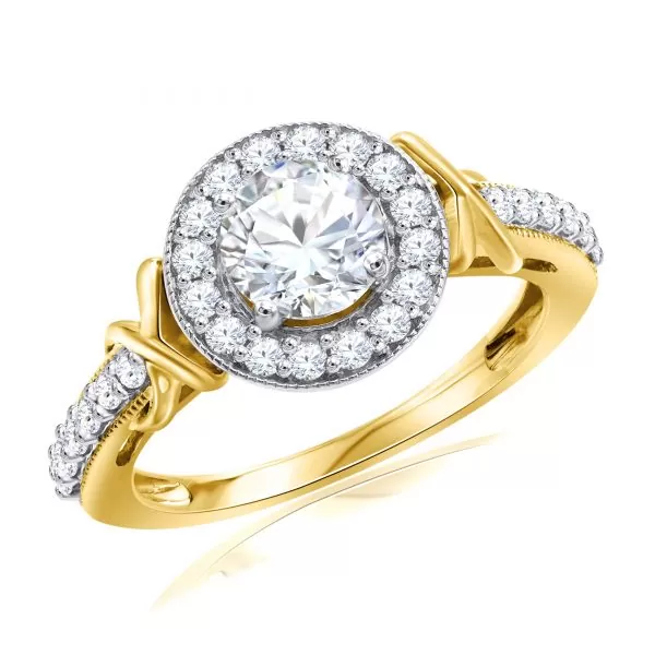 Premium Solitaire Diamond Engagement Ring for Women SMRSJ01589