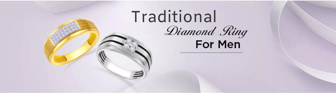 Taditional Diamond Rings for Men