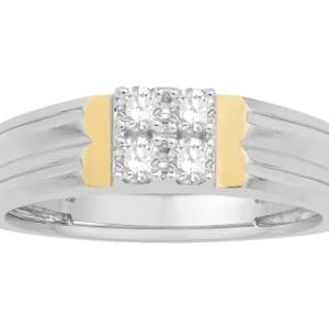 Men Traditional Diamond Engagement Ring WM0180